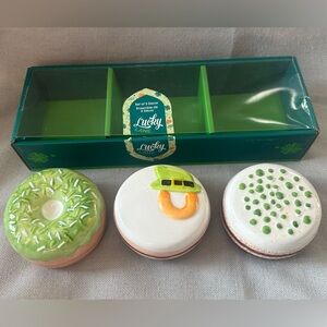 St. Patrick’s Day Lucky Lane Faux Ceramic Donuts